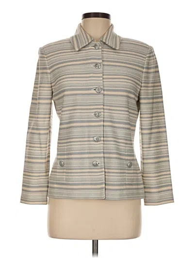 Pre-owned St. John Collection By Marie Gray Jacket In Gray