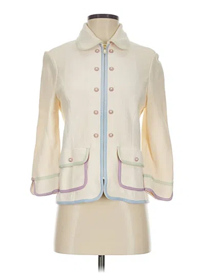 Pre-owned St. John Collection By Marie Gray Jacket In Ivory