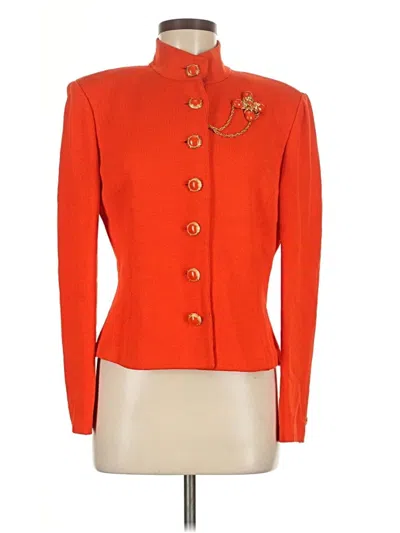 Pre-owned St. John Collection By Marie Gray Jacket In Orange