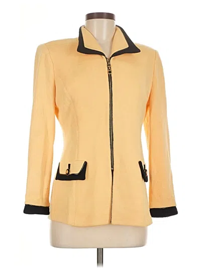 Pre-owned St. John Collection By Marie Gray Jacket In Yellow