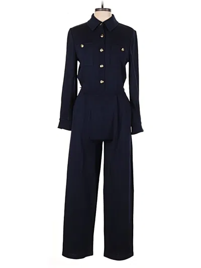 Pre-owned St. John Collection By Marie Gray Jumpsuit In Blue