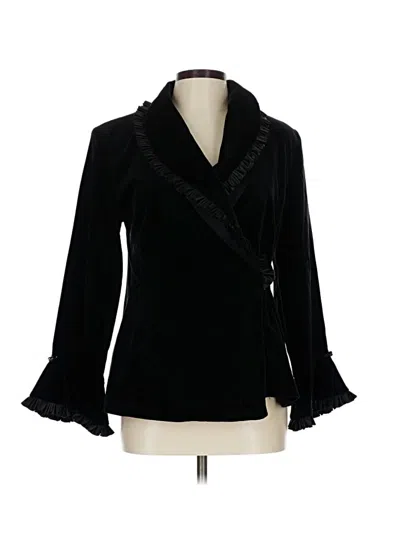 Pre-owned St. John Collection By Marie Gray St. John By Marie Gray Blazer Jacket In Black