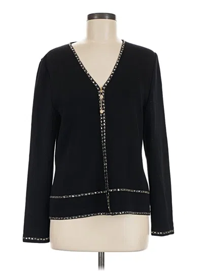 Pre-owned St. John Collection By Marie Gray St. John By Marie Gray Cardigan Sweater In Black