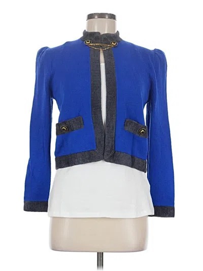 Pre-owned St. John Collection By Marie Gray St. John By Marie Gray Cardigan Sweater In Blue