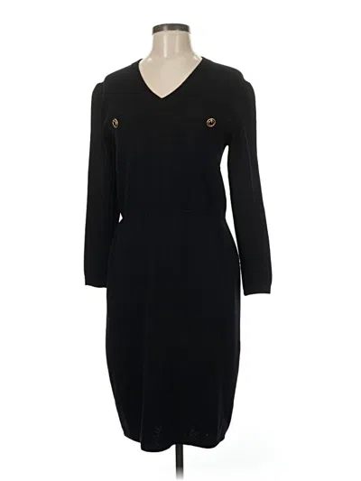 Pre-owned St. John Collection By Marie Gray St. John By Marie Gray Casual Dress In Black