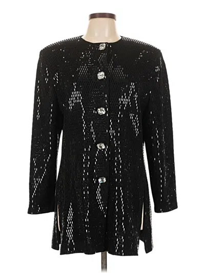 Pre-owned St. John Collection By Marie Gray St. John By Marie Gray Coat In Black