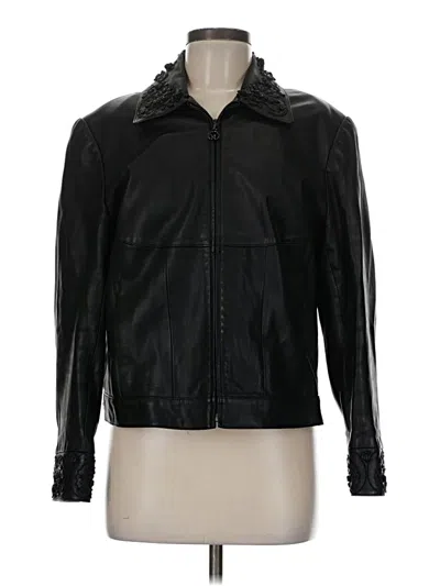 Pre-owned St. John Collection By Marie Gray St. John By Marie Gray Jacket In Black