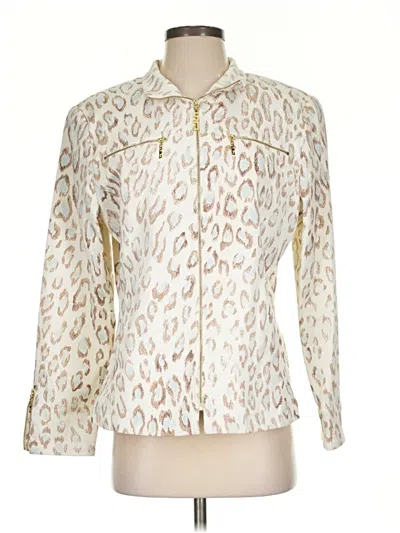 Pre-owned St. John Collection By Marie Gray St. John By Marie Gray Jacket In White