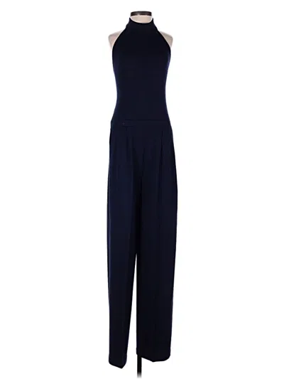 Pre-owned St. John Collection By Marie Gray St. John By Marie Gray Jumpsuit In Blue