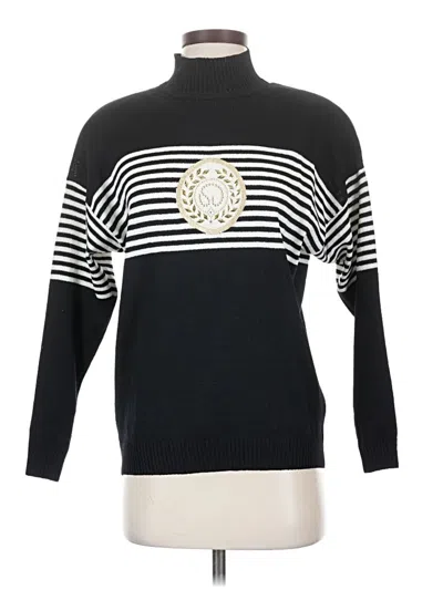 Pre-owned St. John Collection By Marie Gray St. John By Marie Gray Turtleneck Sweater In Black
