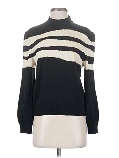 Pre-owned St. John Collection By Marie Gray Turtleneck Sweater In Black