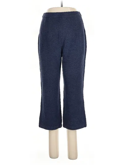 Pre-owned St. John Collection By Marie Gray Wool Pants In Blue