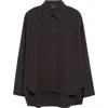 St John St. John Collection Cotton Poplin Button-up Shirt