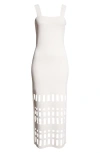 St John St. John Collection Cutout Milano Knit Gown In Ecru