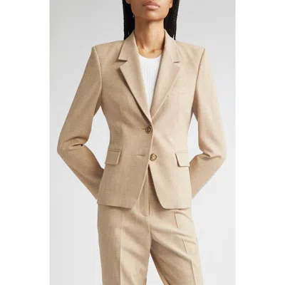 St John St. John Collection Heathered Stretch Suiting Blazer