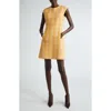 St John St. John Collection Italian Slubbed Tweed Knit A-line Dress