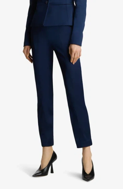 St John St. John Collection Italian Stretch Satin Ankle Pants