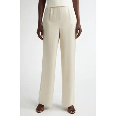 St John St. John Collection Kate Liquid Satin Pants In Neutral