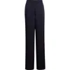 St John St. John Collection 'jennifer' Crepe Marocain Ankle Pants In Midnight