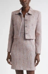 St John St. John Collection Naomi Crop Tweed Jacket