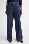 St John St. John Collection Rhinestone Embellished Jeans