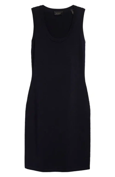 St John St. John Collection Santiago Knit Scoop Neck Sleeveless Dress In Midnight