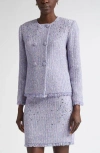 St John St. John Collection Sinclair Monroe Tweed Jacket