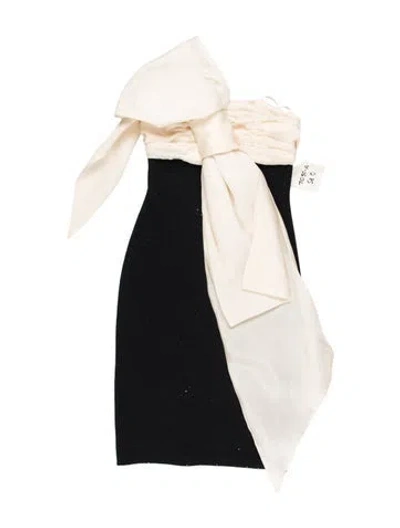 Pre-owned St John Colorblock Pattern Knee-length Dress