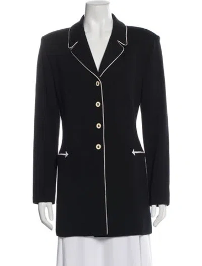 Pre-owned St John Colorblock Pattern Set In Gray