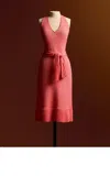 St John Coral Halter Dress