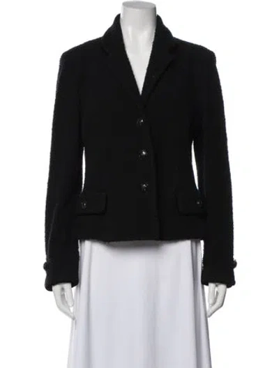 Pre-owned St. John Couture Blazer In Black
