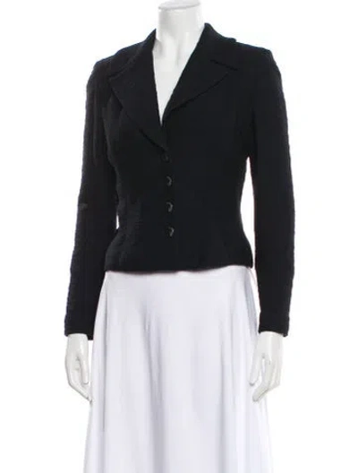 Pre-owned St. John Couture Blazer In Black