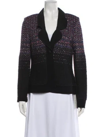 Pre-owned St. John Couture Blazer In Blue