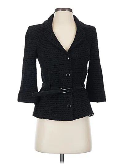Pre-owned St. John Couture Blazer Jacket In Black