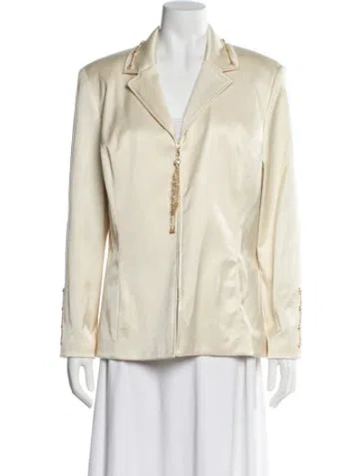 Pre-owned St. John Couture Blazer In Neutral