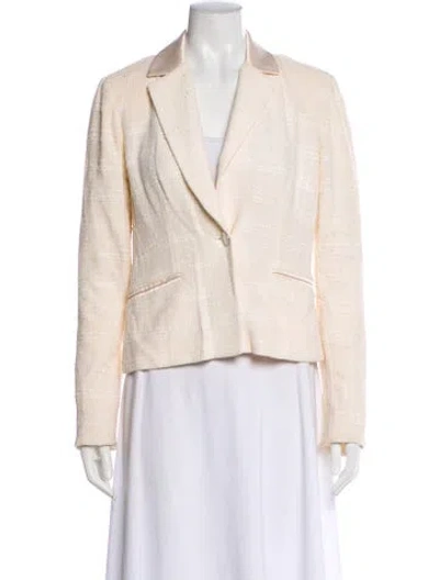 Pre-owned St. John Couture Blazer In Neutral