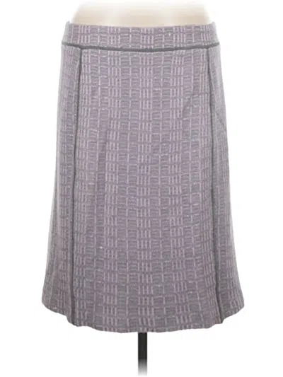 Pre-owned St. John Couture Casual Skirt In Gray