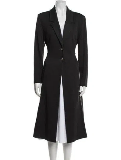 Pre-owned St. John Couture Coat In Grey