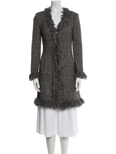 Pre-owned St. John Couture Coat In Neutral