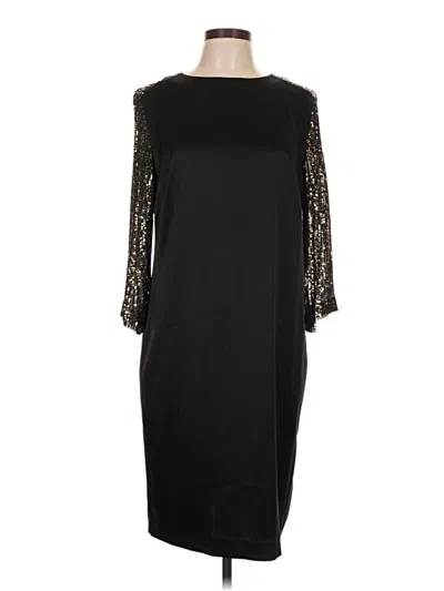Pre-owned St. John Couture Cocktail Dress In Black
