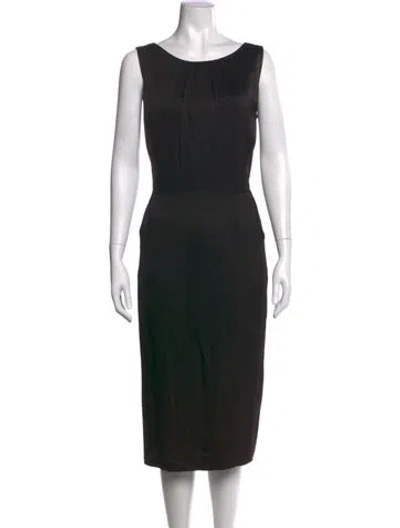 Pre-owned St. John Couture Dress In Black