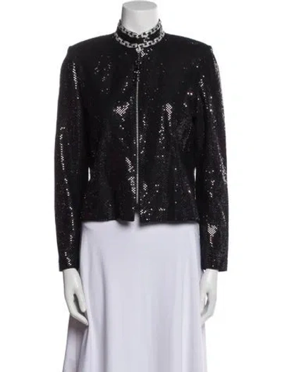 Pre-owned St. John Couture Evening Jacket In Black