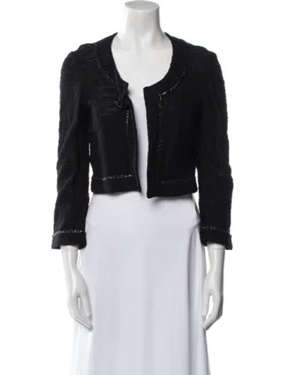 Pre-owned St. John Couture Evening Jacket In Black