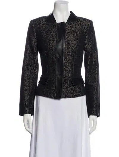Pre-owned St. John Couture Evening Jacket In Black