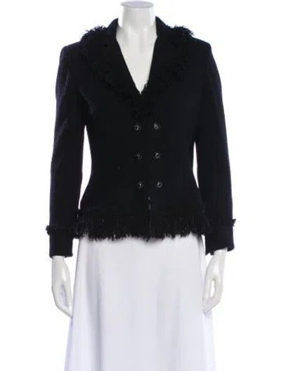 Pre-owned St. John Couture Evening Jacket In Black