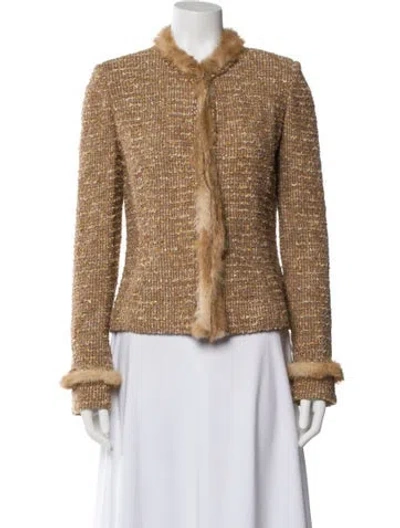 Pre-owned St. John Couture Evening Jacket In Neutral