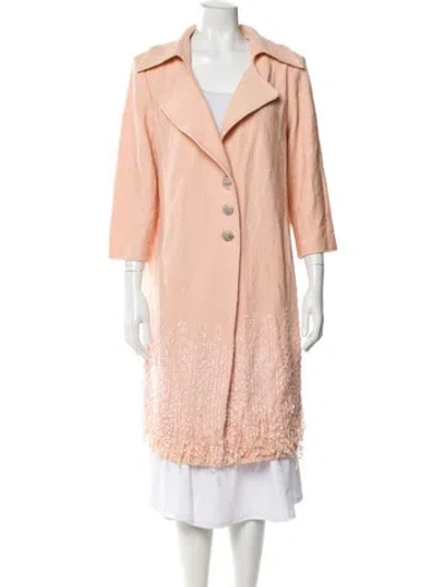 Pre-owned St. John Couture Evening Jacket In Pink