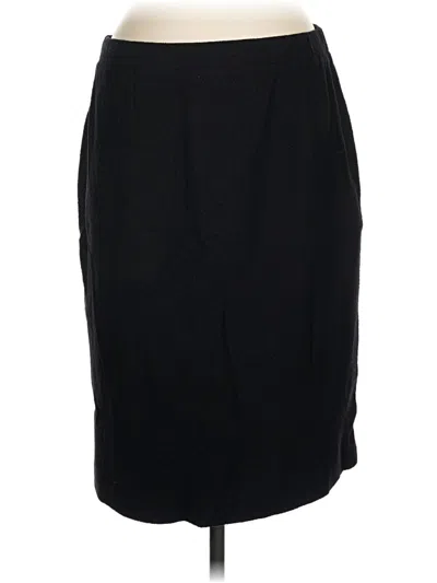 Pre-owned St. John Couture Formal Skirt In Black