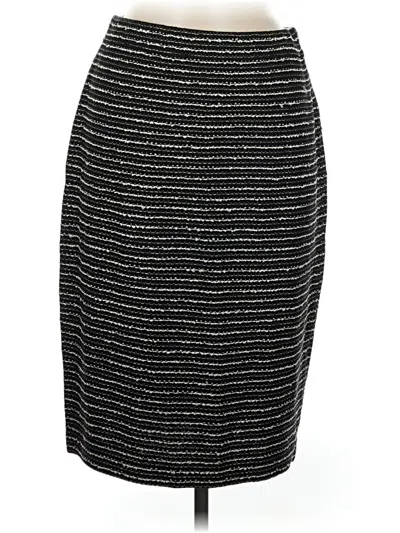 Pre-owned St. John Couture Formal Skirt In Black