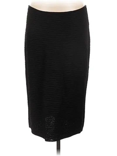 Pre-owned St. John Couture Formal Skirt In Black